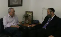 שטייניץ הגיע לפגישה עם הרב לאו