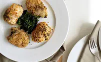 Credit: The Bee's Kitchen Stuffed Chicken with Sautéed Spinach