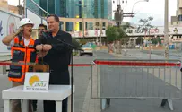 History in Tel Aviv: Bridge Detonated for Light Rail