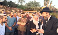 הרב הראשי במסע חיזוק בשומרון