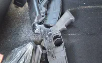  M-16 מפורק מתחת למושב
