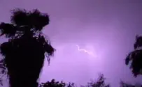 Watch: Rare Heat Lightning Bedazzles Jerusalem, Dead Sea