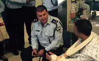 מפקד המחוז ללוחם הפצוע: תודה!