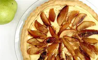 The Bee's Kitchen Cream Tart with Caramelized Pears