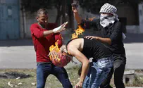 Watch: Firebomb Terrorist Sets Himself on Fire