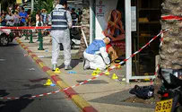 Видео: теракт на остановке в Раанане