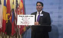 Danon to UNSC: Abbas 'Brainwashing Children with Hatred'