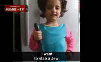 Video - Palestinian Girl Tells Proud Dad: I Want to Stab Jews