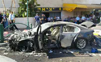 פצוע אנוש מפיצוץ רכב בחדרה