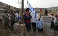 Protesters rename murder site after terror victim