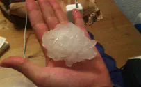 One dead as hail, thunderstorms pound Israel