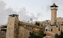 Gershon Elinson/Flash 90 Stabbing thwarted in Hevron, none injured