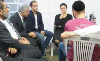 לפיד ניחם את משפחת החרדי שנהרג בשוגג 