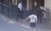 Security camera 'People chased the terrorist, but didn't help victim'