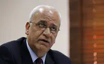 Erekat claims IDF general is 'acting Palestinian president'