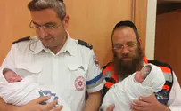Surprise! MDA team delivers twins - before father arrives home