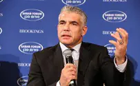 לפיד: לא נוכל לעכל 3.5 מיליון פלסטינים