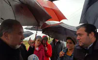 ליברמן בזירת הפיגוע: הכתובת הייתה על הקיר