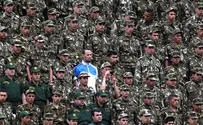 Algerian Army marching drill: Kill, slaughter, and skin the Jews