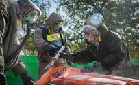 IDF Blog IDF chemical attack drill turns country club into disaster zone