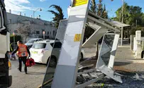 Bus stop collapses in Jerusalem during rush hour, injuring four