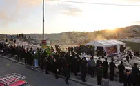 צילום: מועצת בתי העלמין בירושלים אלפים השתתפו בהילולת הרש"ש