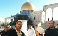 Yehuda Glick returns to Temple Mount after assassination attempt