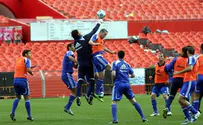 Flash 90 Israeli soccer team on lockdown in Croatia after Belgium attacks