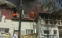 Двое обгоревших в сильнейшем пожаре в Иерусалиме. ФОТО. ВИДЕО
