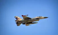 מטוסי קרב הפילו מל"ט שהמריא מעזה