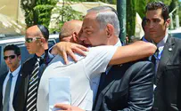 PM hugs terror victim's brother despite outburst