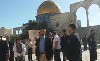 Glick ascends Temple Mount before swearing-in