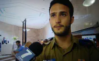 Lone soldier honored for single-handedly killing four terrorists