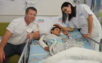 צילום: דוברות בית החולים קפלן האב החובש טיפל בבנו