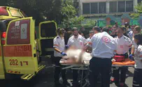 צילום: דוברות מד"א 14-year-old injured in Tel Aviv explosion