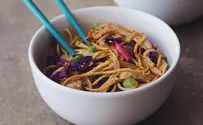 Chaya Rappoport Cold sesame noodles with chicken & veg