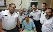 צילום: דוברות מד"א עברה קורס החייאה והצילה את בעלה