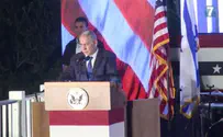 Netanyahu at US embassy: 'I join you in celebrating America'