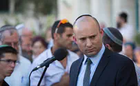 Yonatan Sindel/Flash90 Watch: Minister Bennett marks 11 years since Gush Katif