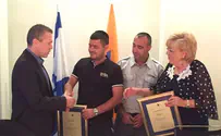 Netanya heroes receive citations for halting terror attack