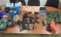 IDF knapsack with weapons found near Hevron