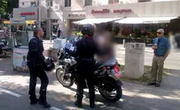 Missionaries erect stall in central Tel Aviv