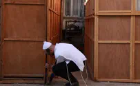 Kansas State U sukkah damaged by severe weather, not vandalism