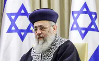 Flash 90 Chief Rabbi: Tel Aviv mayor ate a dog and lost his mind