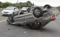 Watch: Man slams his SUV into parked cars at high speed