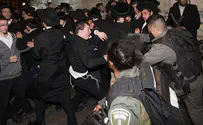 Indictments against 14 haredim over violent demonstrations.
