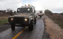 טרור אבנים: רכבי צה"ל התנגשו