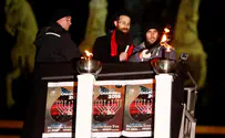 Son of terror victim lights Hanukkah candles in Berlin