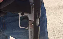 חטף נשק ממאבטח ונעצר