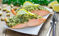 פילה סלמון בעשבי תיבול 